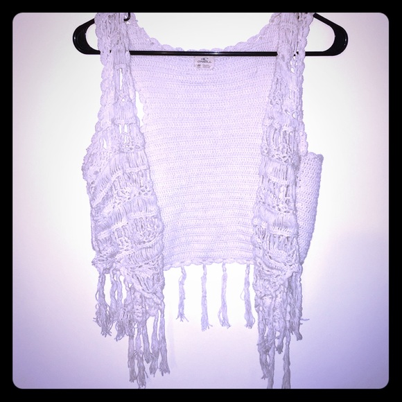 O’Neil fringe sleeveless vest - Picture 1 of 4